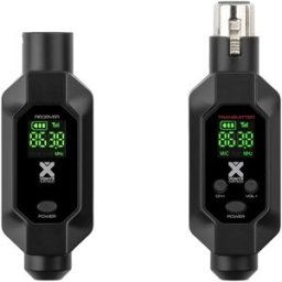 Sistema de Áudio Transmissor e Receptor s/ Fios UHF Canon XLR (WAT200) - VONYX