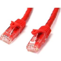 Cabo de Rede RJ45 Cat6 U/UTP Vermelho (1 metro) - STARTECH
