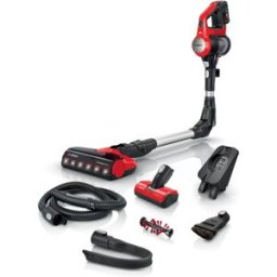Aspirador Vertical Unlimited 7 ProAnimal 0.3L 18.0V (Preto/Vermelho) - BOSCH