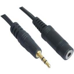 Cabo Jack Stereo 3.5mm Macho - 3.5mm Fêmea (3 mts) - Nanocable