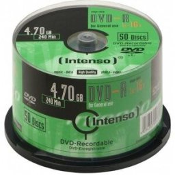 Pack 50x DVD-R 4,7GB 16x - INTENSO