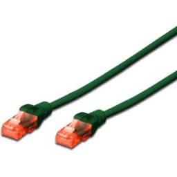 Cabo de Rede RJ45 Cat6 U/UTP Verde (50cm) - EWENT