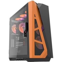 Caixa ATX DLZ31 (Preto/Laranja) - DARKFLASH