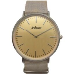 Relógio Analógico HBA2228BO 38MM (Prateado) - ARABIANS