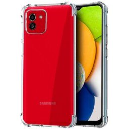Capa p/ Samsung A035 Galaxy A03 Antishock (Transparente) - COOL