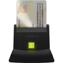 Leitor de Cartões Smart Card DNI (Preto) - AISENS