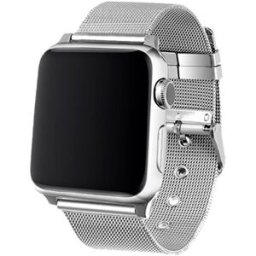 Correia Apple Watch Series 1/2/3/4/5/6/7/SE (42 / 44mm) Metal (Prateado) - COOL