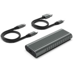 Caixa Externa p/ Disco SSD M.2 EW7025 NVMe/PCIe USB-C 3.2 Gen2 - EWENT