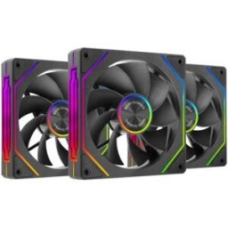 MARS-GAMING Pack 3x Ventoinhas MF-LINKFINITYKIT2R 120mm ARGB (Preto) - MARS GAMING