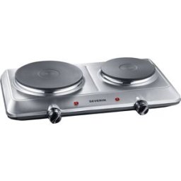 Placa Elétrica Discos Duplos 18 / 15cm 2500W (Inox) - SEVERIN