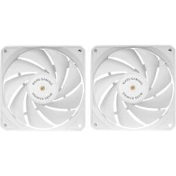 Pack 2x Ventoinhas 120mm MF-NCLX2W (Branco) - MARS-GAMING