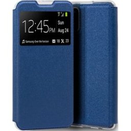 Capa Livro p/ Samsung A037/Galaxy A03s Smooth (Azul) - COOL