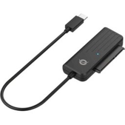 Cabo Adaptador USB-C - SATA 3.0 HDD/SDD 2.5" (Preto) - CONCEPTRONIC