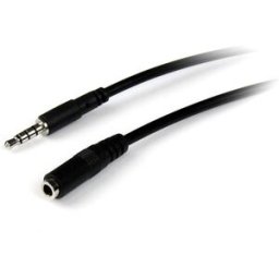 Cabo Jack 3.5mm Macho - Jack 3.5mm Fêmea (2 mts) - STARTECH