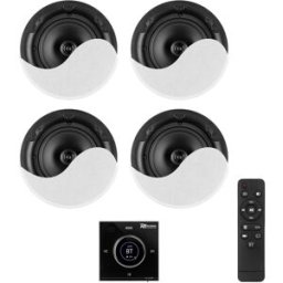 Sistema de Som Amplificado Bluetooth/USB/SD c/ 4 Colunas 6,5" (POWERLINE B100BSET) - POWER DYNAMICS