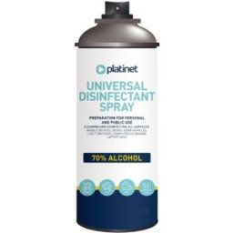 Spray Desinfetante p/ Superfícies 70% Álcool (150ml) - PLATINET