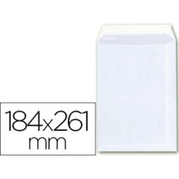 Envelope Bolsa Quarto Prolongado 184 X 261 mm c/ Tira de Silicone (250 Unidades)