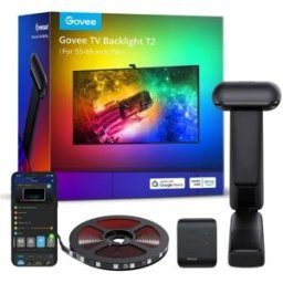 Envisual TV Backlight T2 Fita LED Smart RGB p/ Tvs c/ Câmara - GOVEE