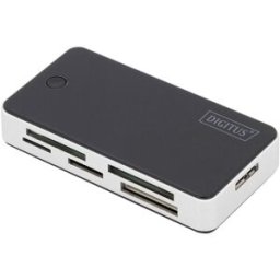 Leitor Cartões All-in-one Reader USB 3.0 (Preto) - DIGITUS