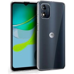 Capa Silicone p/ Motorola Moto E13 (Transparente) - COOL