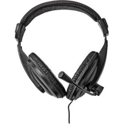 Auscultadores Headset Jack 3.5mm c/ Micro (Preto) - NEDIS