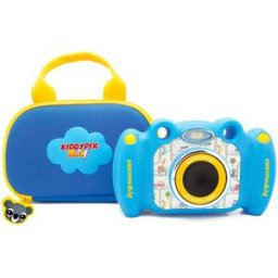 Câmara Digital KiddyPix Blizz p/ Crianças (Azul) - EASYPIX
