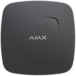 Detector de Fumo e Sensor de Temperatura s/ Fios 868MHz (Preto) p/ Alarme AJAX AJ-HUBKIT