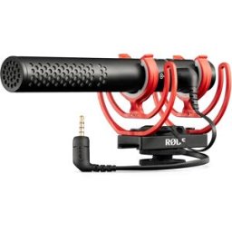 Microfone VIDEOMIC NTG p/ Câmara Digital (Preto/Laranja) - RODE