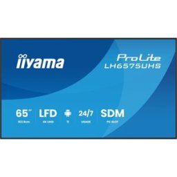 Monitor LFD IPS ProLite 65" LH6575UHS-B2AG 4K Ultra HD (Preto) - IIYAMA