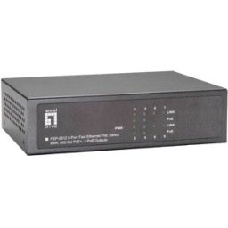 LevelOne Switch 8 Portas 10/100Mbps FEP-0812 (Preto) - LEVEL ONE