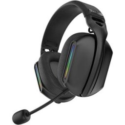 Auscultadores Headset Gaming Bluetooth RGB G11 (Preto) - COOLSOUND