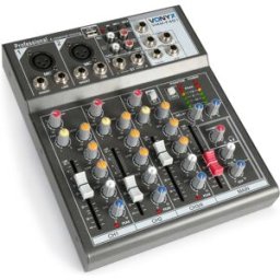 Mesa de Mistura 4 Canais c/ USB/SD/MP3 (VMM-F401) - VONYX