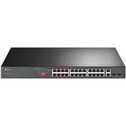 Switch de Rede 26 Portas 10/100/1000Mbps TL-SL1226PV1 (24x Portas PoE) - TP-LINK