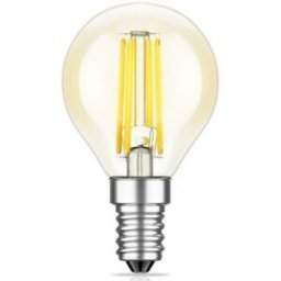Lâmpada LED E14 G45 "Filamento" 4,5W Branco Q. 2700K 470Lm - TOSHIBA