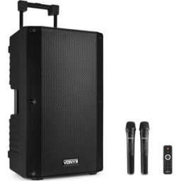 Coluna Amplificada Portátil 15" 1000W MP3/USB/SD/FM/2xUHF/BLUETOOTH (VSA700) - VONYX