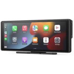 Estação Multimédia CarPlay 10,26" s/ Fios Android Auto c/ DashCam + Câmara Traseira - WELL