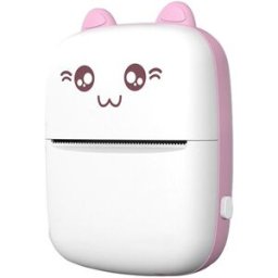Mini Impressora Térmica Bluetooth KatPrint (Rosa)