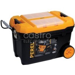 Mala Trolley em ABS p/ Transporte Ferramentas - PEREL