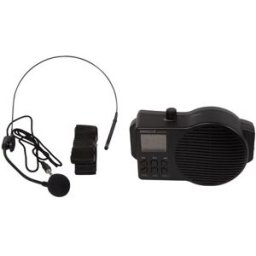 HQPOWER Microfone Headset c/ Coluna Amplificada, USB/SD e Radio FM - HQ POWER