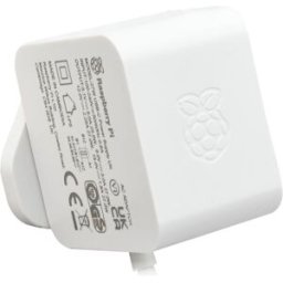 Fonte de Alimentação p/ Raspberry Pi 5 USB-C 27W (Branco) - RASPBERRY