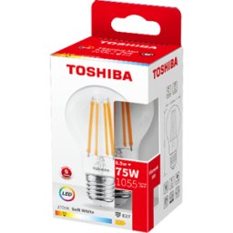 Lâmpada LED E27 A60 "Filamento" 8,5W Branco Q. 2700K 1055Lm - TOSHIBA