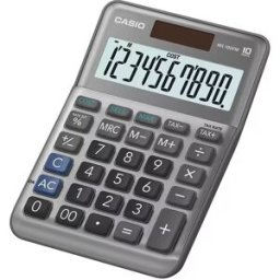 Calculadora MS-100FM Secretária (Cinza) - CASIO