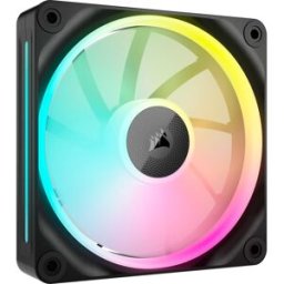Ventoinha PWM iCUE LINK LX120 RGB 120mm (Preto) - CORSAIR