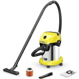 Aspirador de Pó/Líquidos s/ Fios WD 3-18 S 17L 270W (Amarelo/Preto) - KARCHER