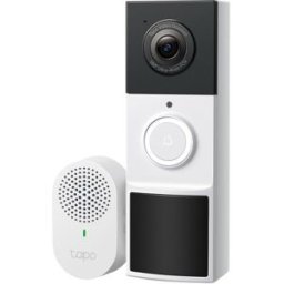 Vídeo Porteiro Tapo TD21 2K IP65 Wi-Fi c/ Campainha (Branco/Preto) - TP-LINK