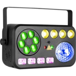 Projetor de Efeitos LED "6-EM-1" Multi DJ (SHIMMER4) - beamZ