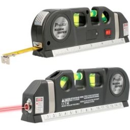 Fita Métrica Multifunções c/ Nível + Laser (2,50 mts) - Proskit