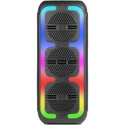 Coluna Portátil Bluetooth 2x 4" 120W USB/microSD c/ Efeitos LED e Microfone (TRACK310) - FENTON