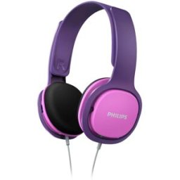 Auscultadores KIDS c/ Fios SHK2000PK/00 (Rosa) - PHILIPS