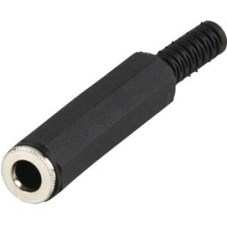 Ficha Jack 6,3mm Fêmea Stéreo